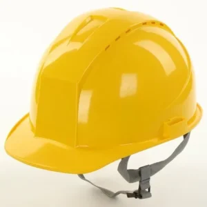 Ventilated Ratchet Safety Helmet - Adjustable Industrial Headgear